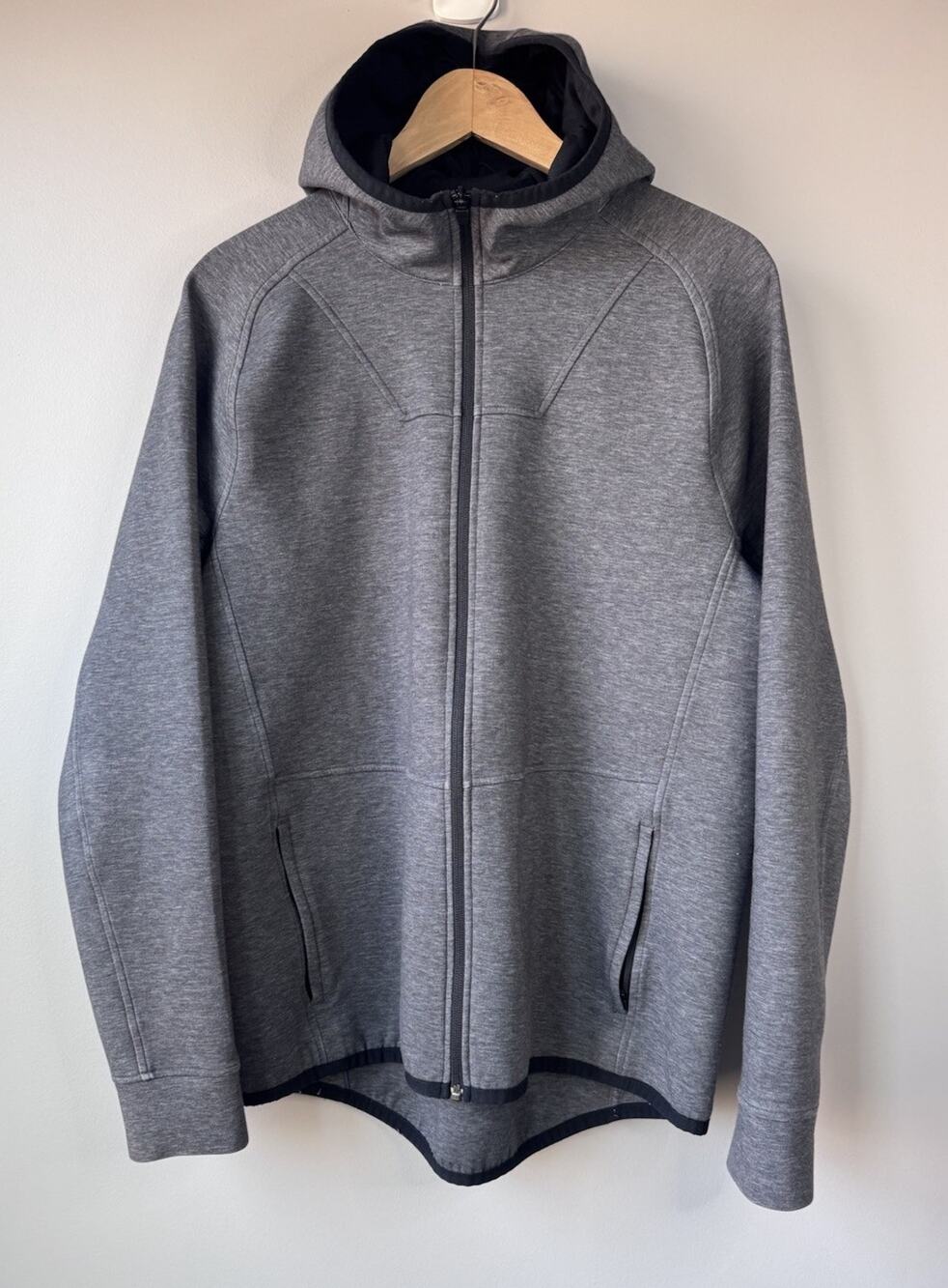 Zella Scuba Hoodie Sweatshirt Mens Size M Sports Walking Gray